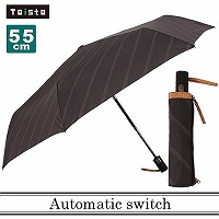 TOISTO（トイスト）の折りたたみ自動開閉雨傘【レジメンタル】