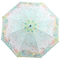 [SALE]LINEDROPSの雨傘 キャンバスアンブレラ【グリーンランド・アニマル】