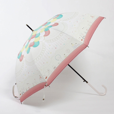 [SALE]LINEDROPSの雨傘 キャンバスアンブレラ【 サーカス】