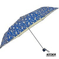 MOOMIN/One'sPlusの晴雨兼用折りたたみ日傘【ムーミン/手描きドット】