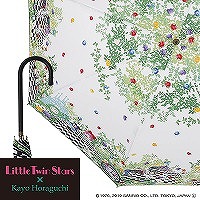 Sanrio Characters×ホラグチカヨの雨傘【リトルツインスターズ/ブラック】