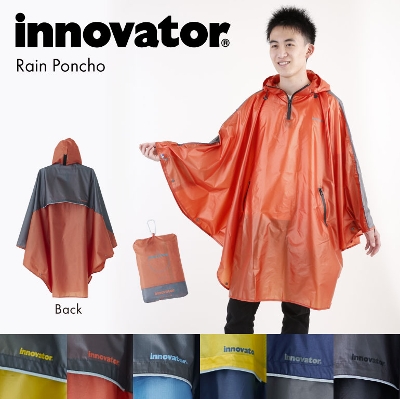 innovatorのレインポンチョ【6カラー】