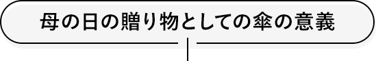 母の日の贈り物としての傘の意義