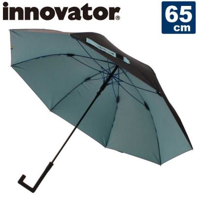 【innovator】ユニセックス・メンズ Aジャンプ傘 雨晴兼用 65cm 男女兼用