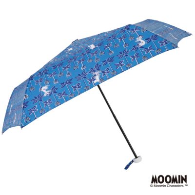 【MOOMIN】キャラクターアンブレラ 折りたたみ 55cm ムーミン/ブルーミングメイズ