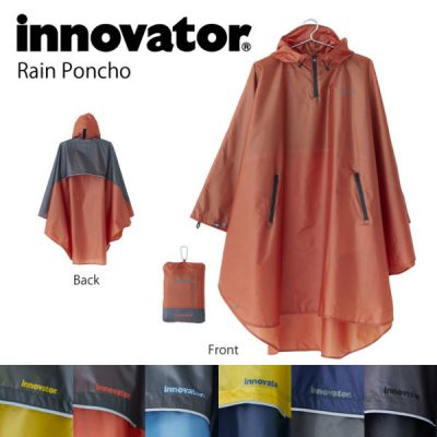 【innovator】ユニセックス・メンズ レインポンチョ