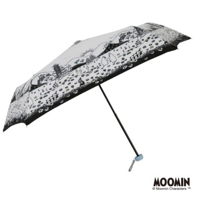 【MOOMIN】キャラクターアンブレラ 折りたたみ 55cm ムーミン/おさんぽ