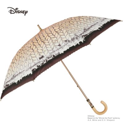 【LINEDROPS】【Disney】キャンバスパラソル 日傘 50cm くまのプーさん/森の仲間たち