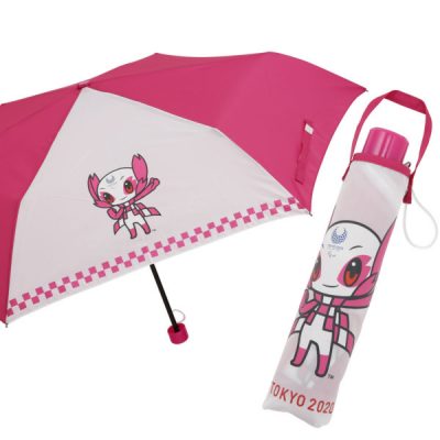 【東京2020パラリンピックマスコット】ソメイティ キッズアンブレラ 折りたたみ雨傘 55cm