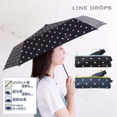 晴雨兼用折りたたみ傘【ドロップの贈り物】